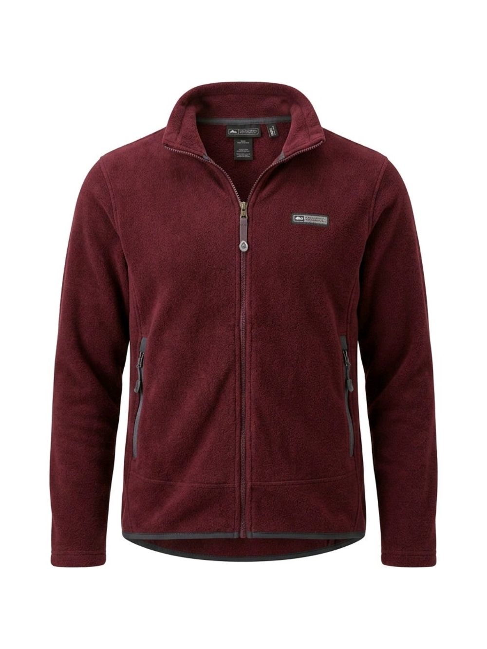 Women's Full-Zip Performance Fleece Jacket - Burgundy Size Medium